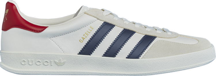 Кроссовки Gucci x Gazelle White, белый HQ8849 | White фото 1