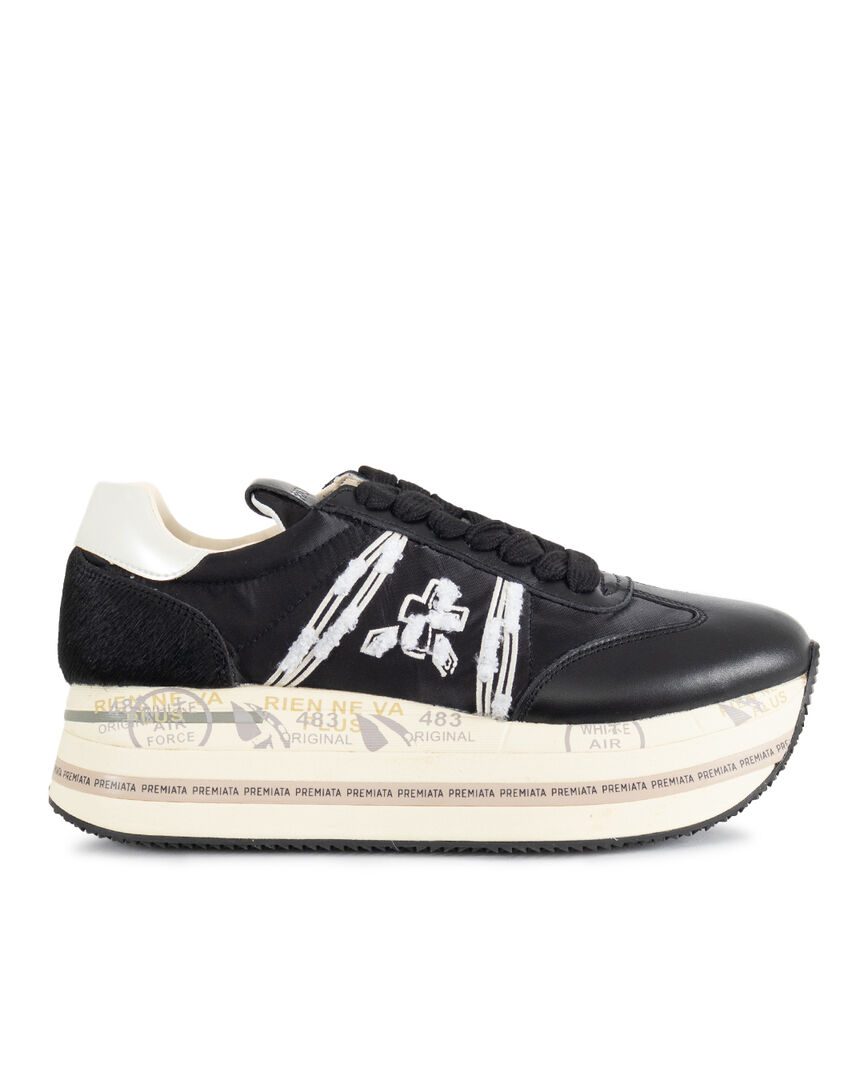 Кроссовки BETH VAR6953 черный+белый 40 BETH VAR6953 фото 1