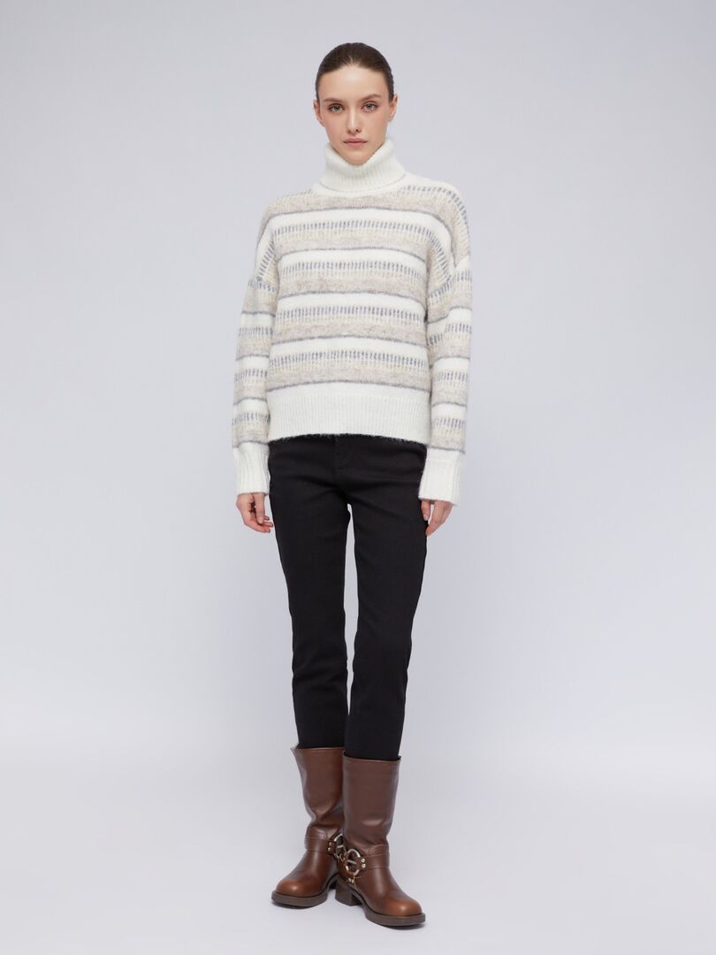 Утеплённые джинсы силуэта Skinny с ворсом zolla 02443710V203 фото 1