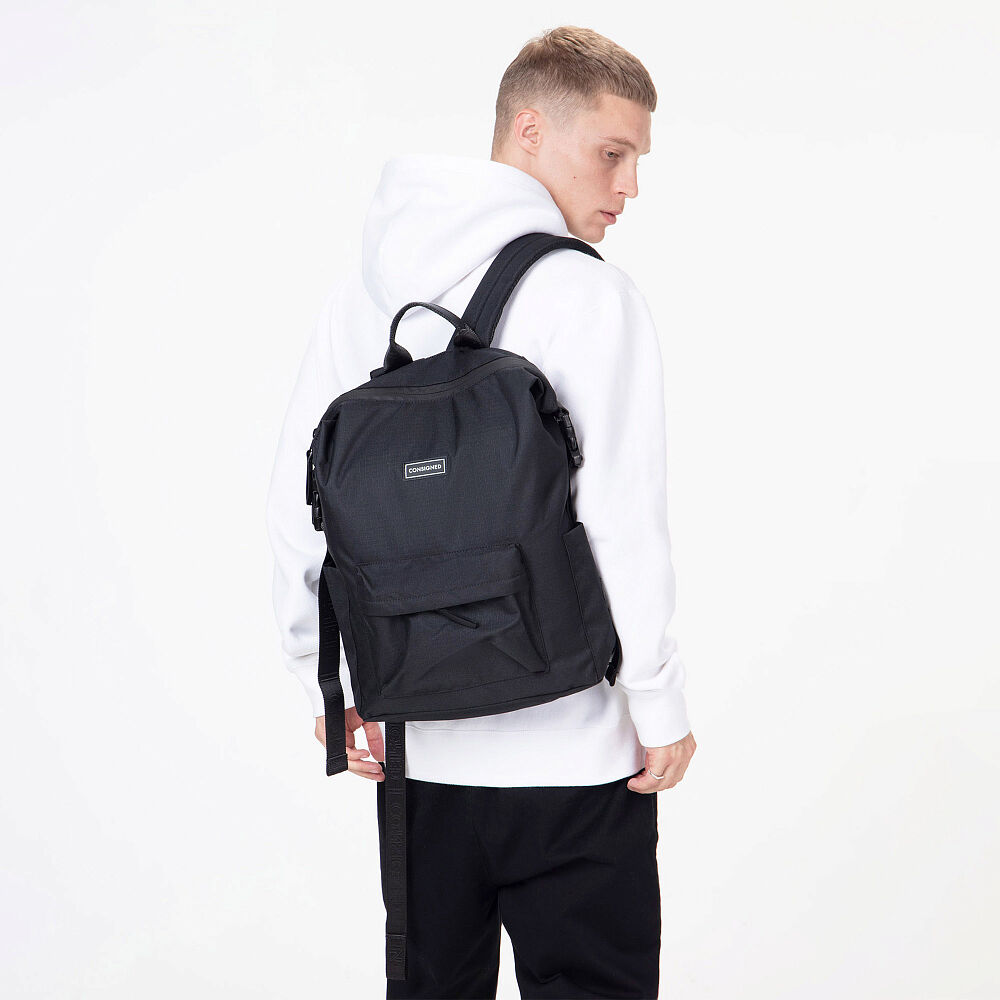 Рюкзак Consigned Lamont L Front Pocket Backpack 50511-BLACK фото 1