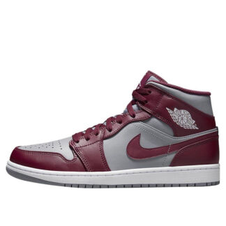 Мужские кроссовки Jordan 1 Mid Cherrywood Red