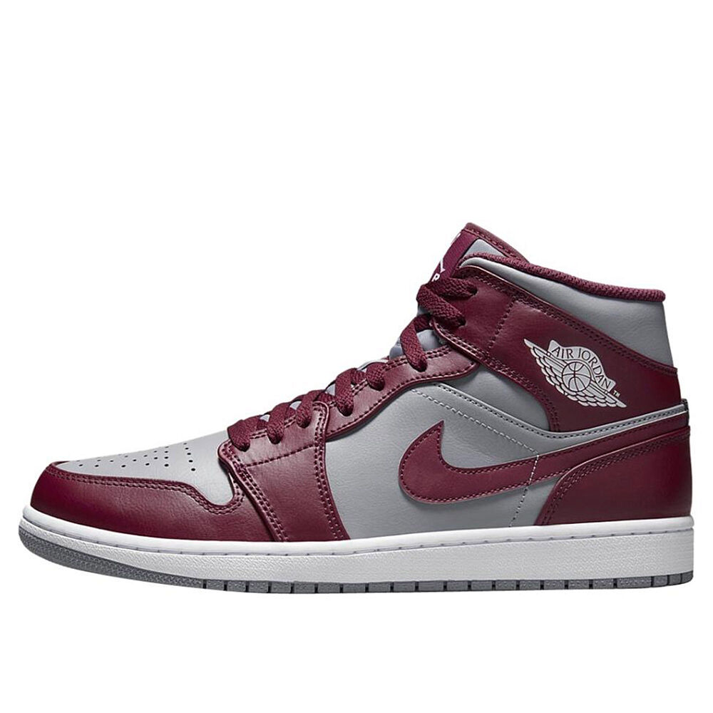 Мужские кроссовки Jordan 1 Mid Cherrywood Red DQ8426-615 фото 1