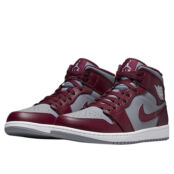 Мужские кроссовки Jordan 1 Mid Cherrywood Red DQ8426-615 фото 2