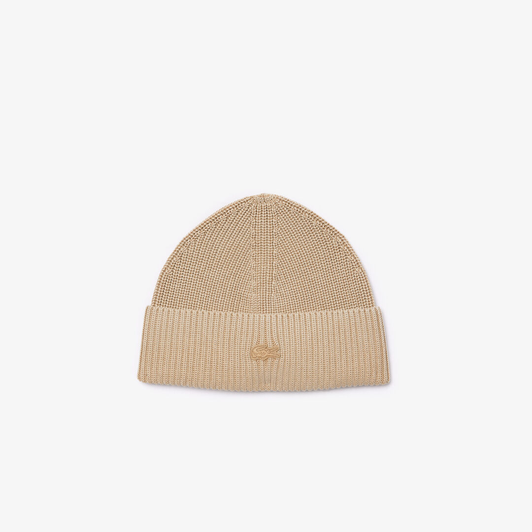 Шапка-бини из хлопка Lacoste Unisex фото 1