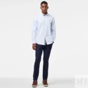 Мужская хлопковая рубашка Lacoste Slim Fit фото 4