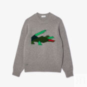 Мужской шерстяной свитер Lacoste с круглым вырезом фото 5