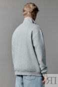 Толстовка half zip утепленная с воротником-стойкой befree 4680168929724 фото 4