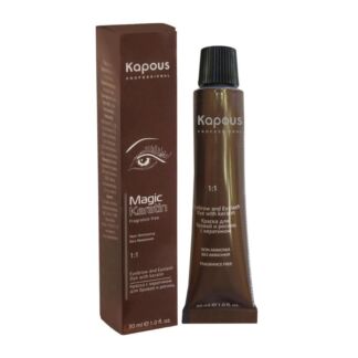 Краска для бровей и ресниц Non ammonia Magic Keratin (606, 0.01, графит)