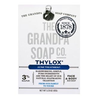 Брусковое мыло для лица и тела The Grandpa Soap Co Thylox борьба с акне