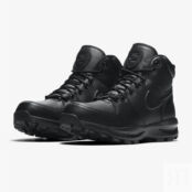 Зимние кроссовки Nike Manoa Leather, чёрный 454350-003 | BLACK фото 3