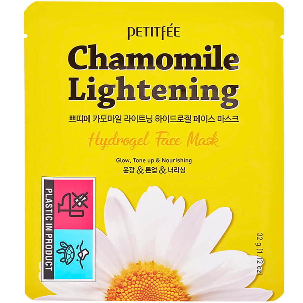 Гидрогелевая маска Petitfee Chamomile Lightening Hydrogel Mask фото 1