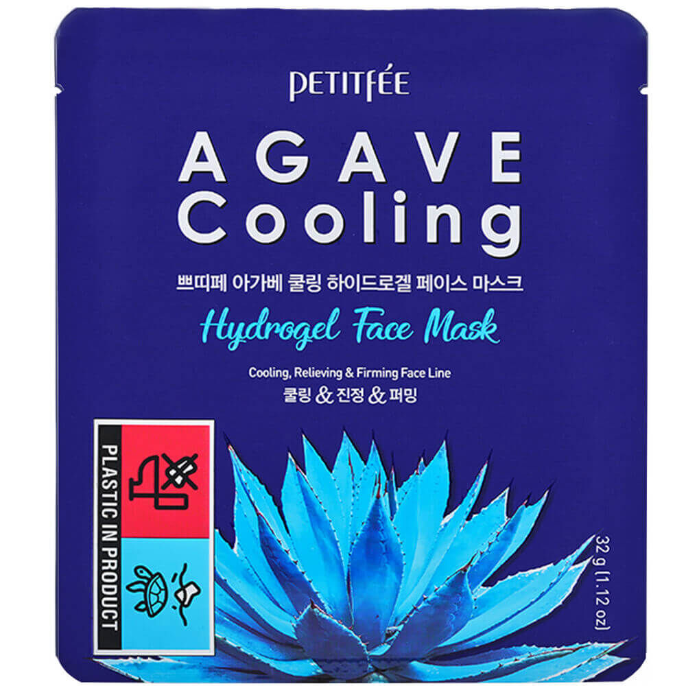 Гидрогелевая маска Petitfee Agave Cooling Hydrogel Face Mask фото 1