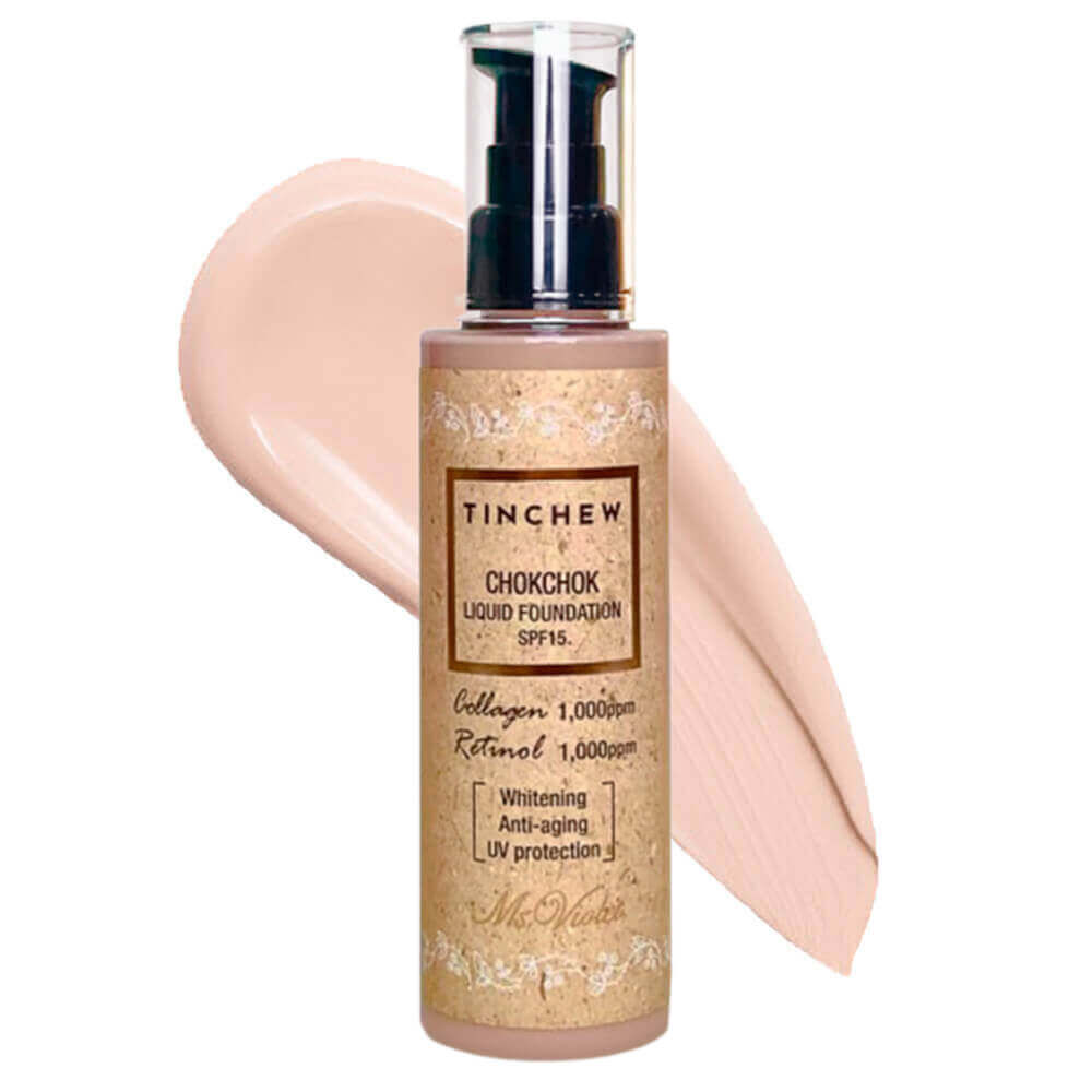 Тональная основа Tinchew Chokchok Liquid Foundation SPF15 фото 1