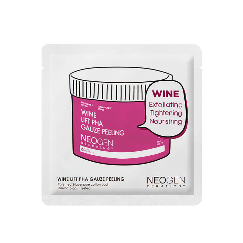 Пилинг-пэды Neogen Dermalogy Wine Lift PHA Gauze Peeling Pad фото 1