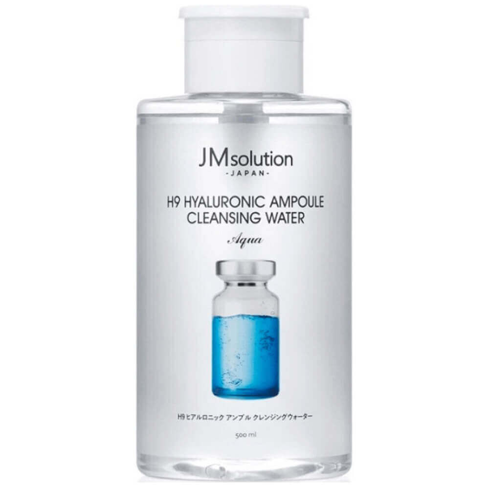 Очищающая вода JM Solution H9 Hyaluronic Ampoule Cleansing Water Aqua фото 1