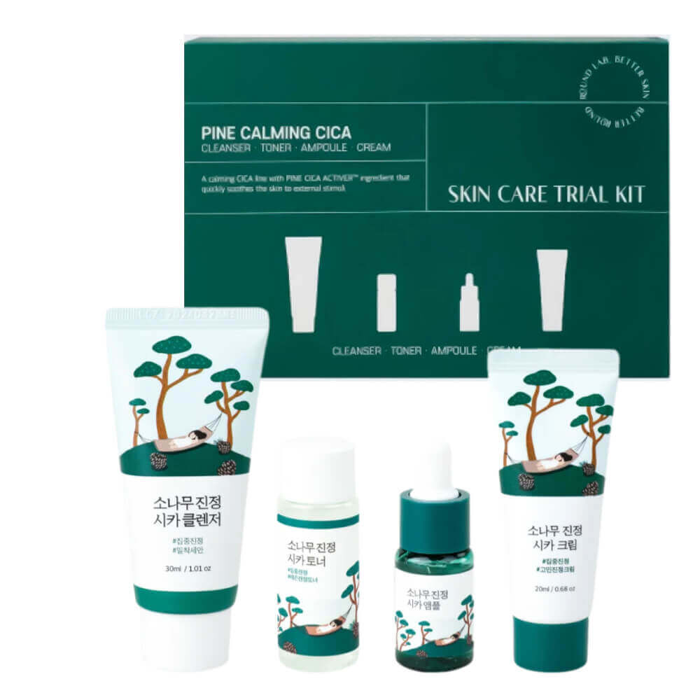 Набор миниатюр ROUND LAB Pine Calming Cica Trial Kit фото 1