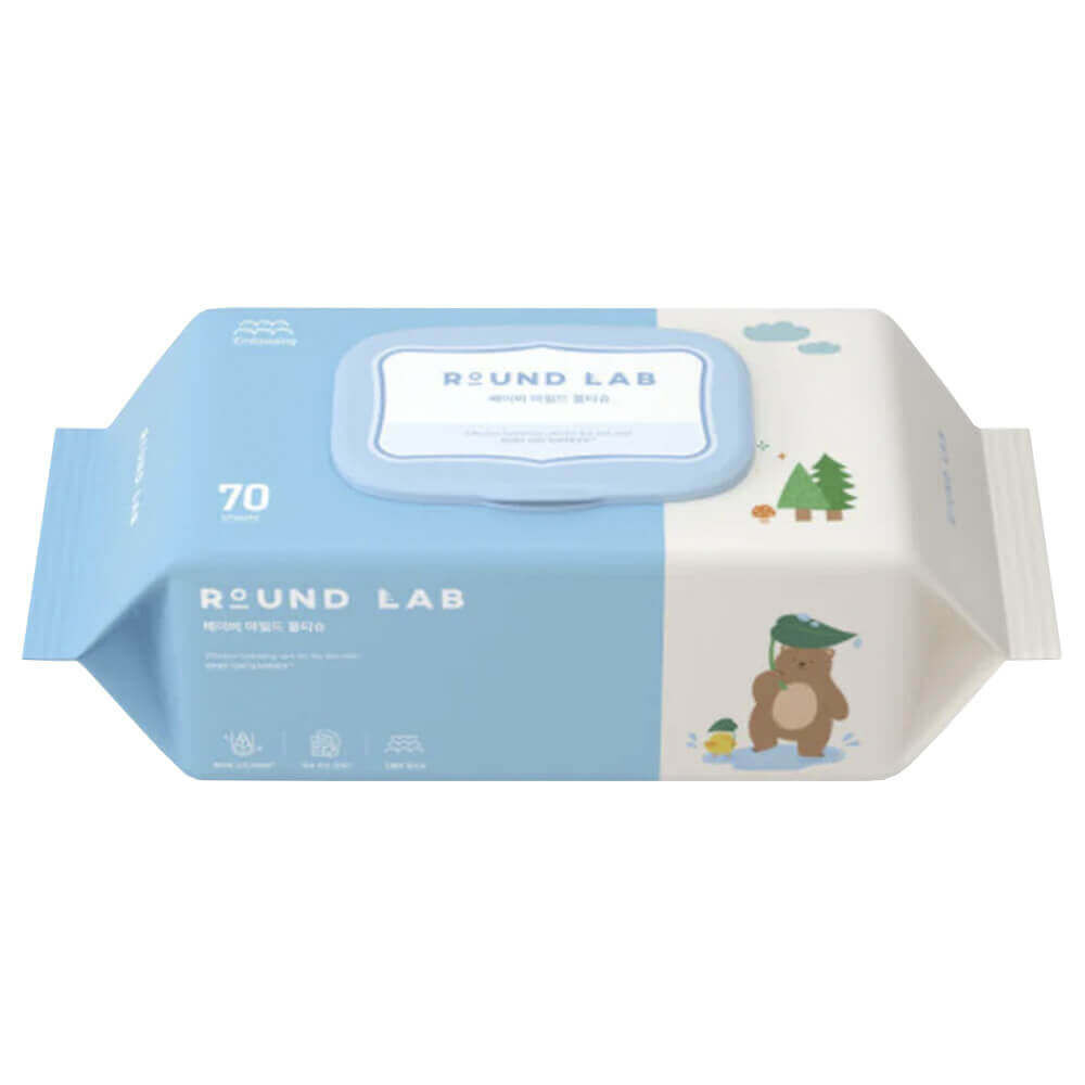 Влажные салфетки ROUND LAB Baby Mild Wet Wipes фото 1