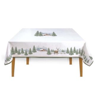 Скатерть Easy life White Forest 180x145см