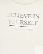 Футболка с принтом "Believe in yourself" Brunello Cucinelli фото 3