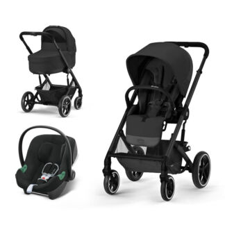 Коляска CYBEX Balios S Lux BLK 3 в 1, в комплекте со спальным блоком