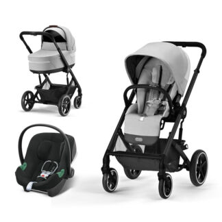 Коляска CYBEX Balios S Lux BLK 3 в 1,  в комплекте со спальным блоком