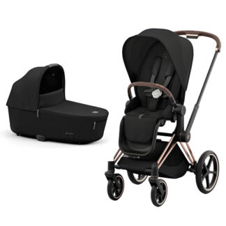 Коляска 2 в 1 Priam IV Rosegold, Sepia Black CYBEX