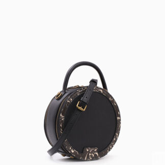 Сумка кросс-боди IVORY 285 IVORY NERO  (89691) черного цвета из натуральной