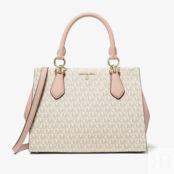 Сумка-тоут Michael Michael Kors Marilyn Medium Logo, бежевый/нежно-розовый 30S2G6AS2B | vanilla/soft pink фото 2