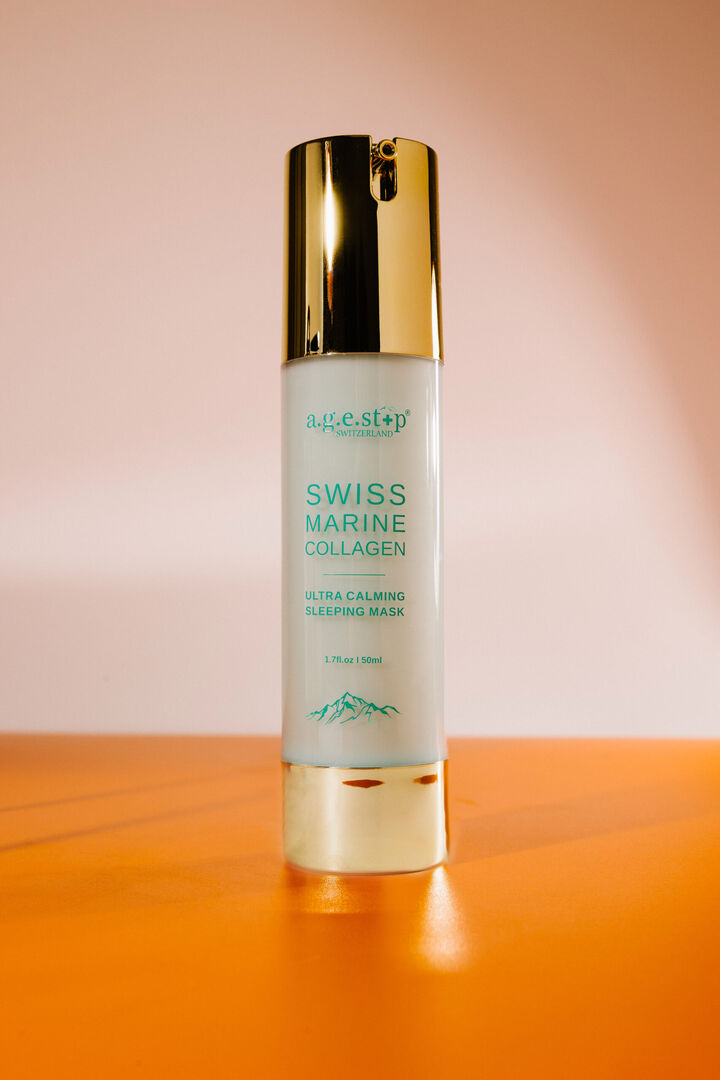 Ночная маска с морским коллагеном A.G.E.STOP SWITZERLAND Marine Collagen Ca фото 1
