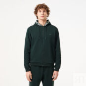 Мужская толстовка Lacoste с капюшоном на молнии фото 1