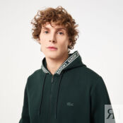 Мужская толстовка Lacoste с капюшоном на молнии фото 3