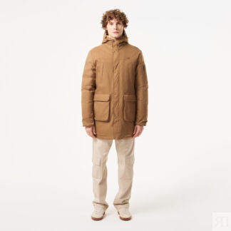 Мужская утеплённая парка Lacoste с капюшоном