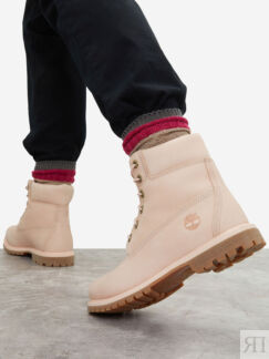 Ботинки утепленные женские Timberland 6In Premium Boot, Розовый