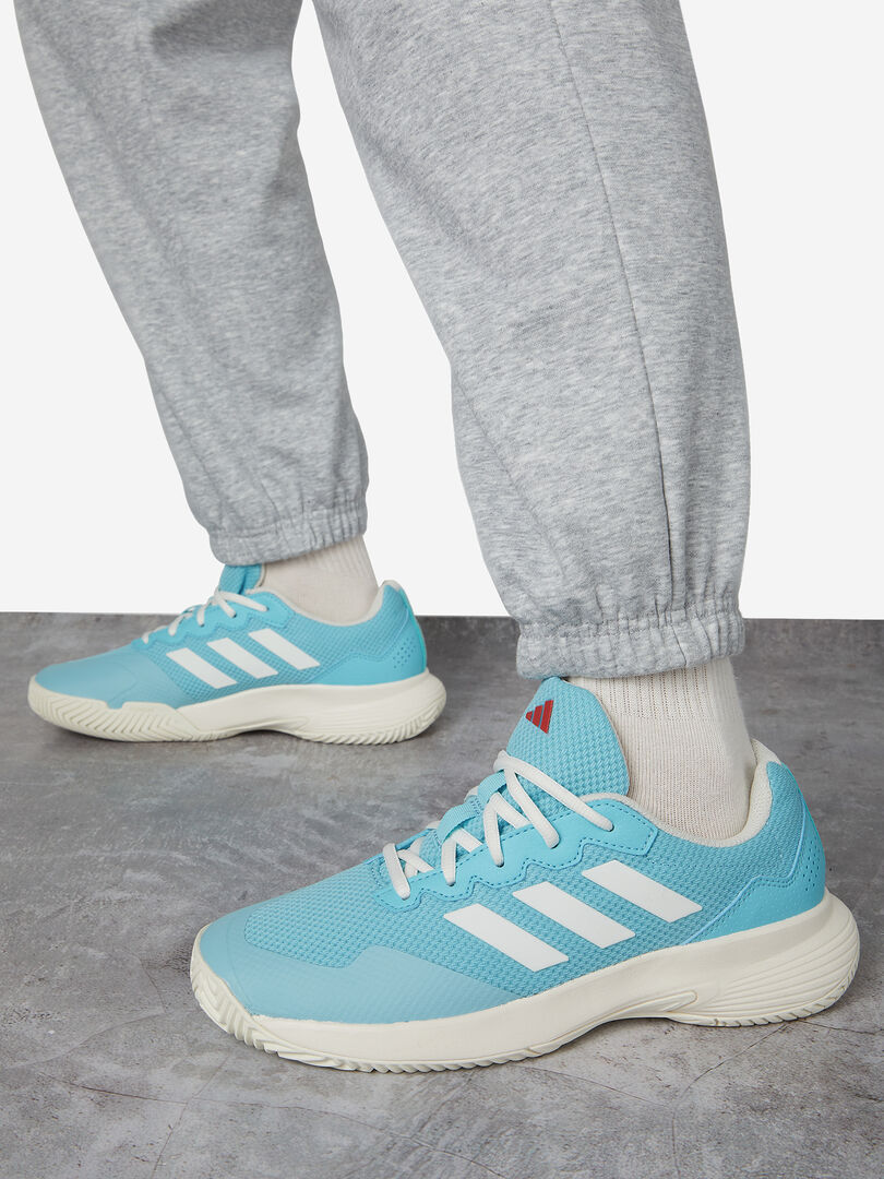 Кроссовки женские adidas Gamecourt 2, Голубой ID1493A01-. фото 1