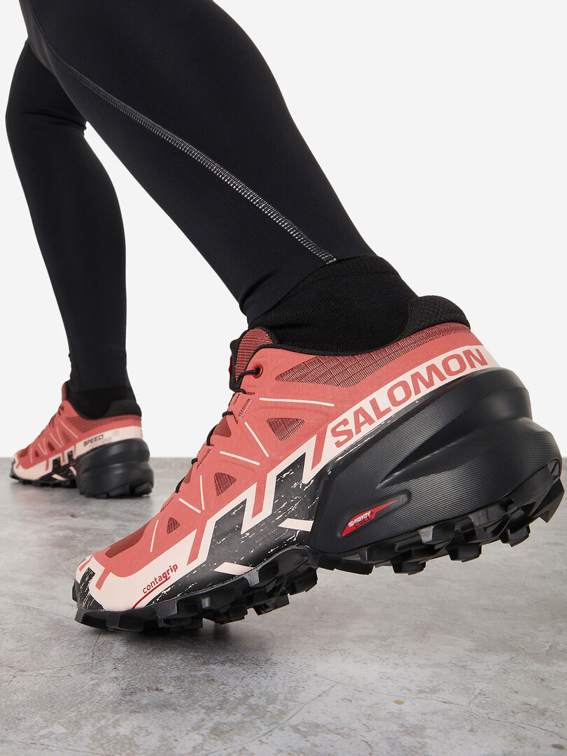 Кроссовки женские Salomon Speedcross 6, Розовый L47301100S03-. фото 1