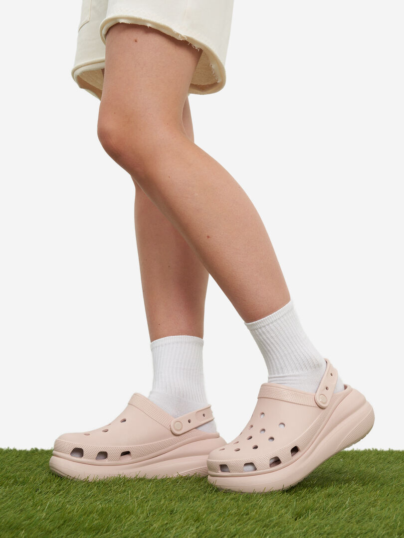 Сабо женские Crocs Crush Clog, Розовый 207521C1G-6UR фото 1