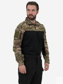 Футболка Remington Tactical Frog Long Sleeve Zipper Collar CP, Черный