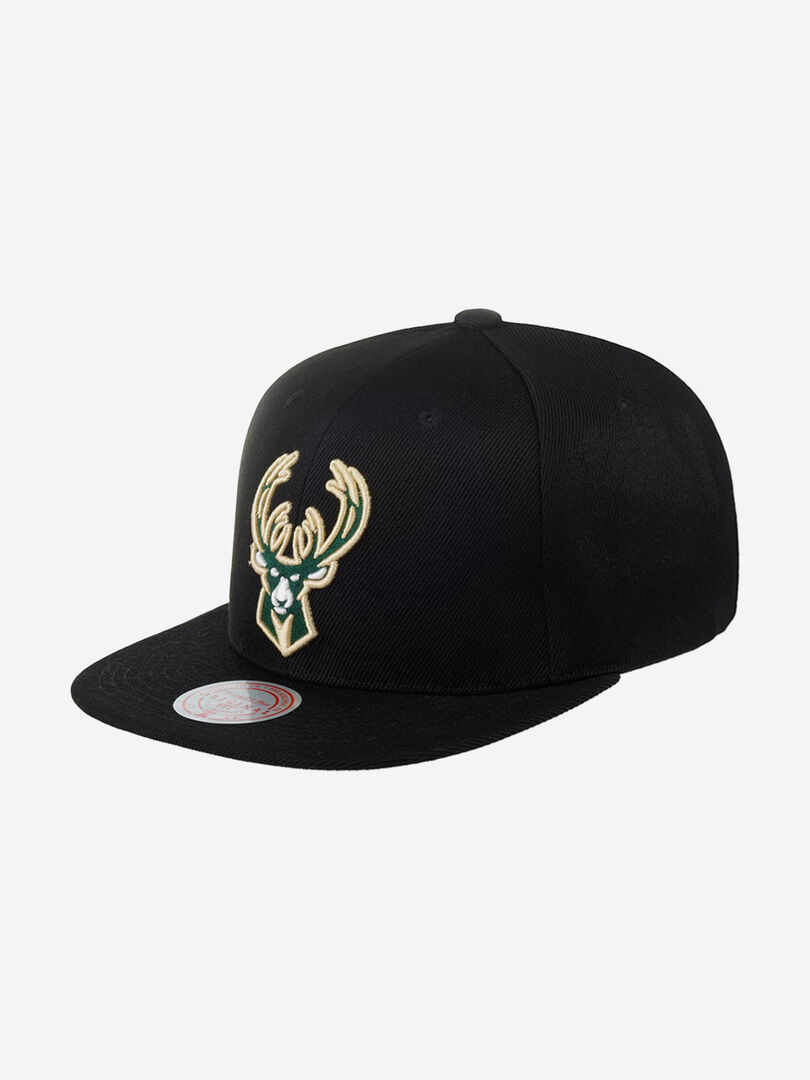 Бейсболка с прямым козырьком MITCHELL NESS 6HSSJS19078-MBUBLCK Milwaukee Bu 58-648XDOXM4K-09 фото 1