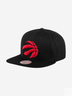 Бейсболка с прямым козырьком MITCHELL NESS HHSS3256-TRAYYPPPBLCK Toronto Ra