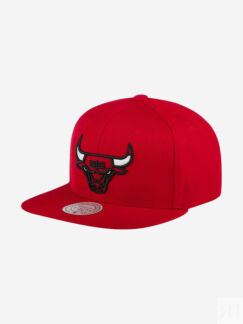 Бейсболка с прямым козырьком MITCHELL NESS HHSS3256-CBUYYPPPRED1 Chicago Bu