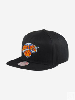 Бейсболка с прямым козырьком MITCHELL NESS 6HSSJS19078-NYKBLCK New York Kni