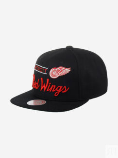 Бейсболка с прямым козырьком MITCHELL NESS 6HSSLD21213-DRWBLCK Detroit Red