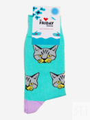 Носки с рисунками St.Friday Socks - Мурзик, Голубой PETSSBHOS8B-MURZIKOBIKNOVENNIY фото 1