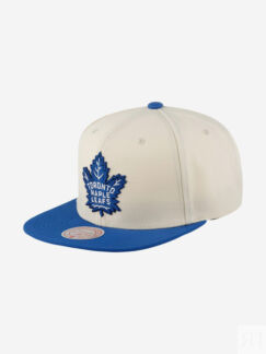 Бейсболка с прямым козырьком MITCHELL NESS 6HSSSH22085-TMLOFWH Toronto Mapl