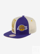 Бейсболка с прямым козырьком MITCHELL NESS HHSS5290-LALYYPPPOFWH Los Angele 58-744XDOXM4K-41 фото 1