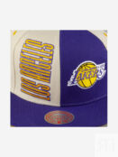 Бейсболка с прямым козырьком MITCHELL NESS HHSS5290-LALYYPPPOFWH Los Angele 58-744XDOXM4K-41 фото 5