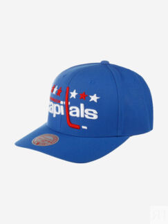 Бейсболка MITCHELL NESS HHSS5370-WCAYYPPPBLUE Washington Capitals NHL (сини