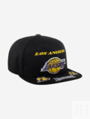 Бейсболка с прямым козырьком MITCHELL NESS HHSS2998-LALYYPPPBLCK Los Angele 58-247XDOXM4K-09 фото 2