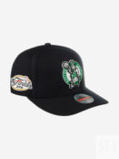 Бейсболка с прямым козырьком MITCHELL NESS HHSSINTL1265-BCEBLCK Boston Celt 58-985XDOXM4K-09 фото 2