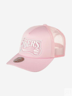 Бейсболка с сеточкой MITCHELL NESS 5HSSLD21130-P76PINK Philadelphia 76Ers N